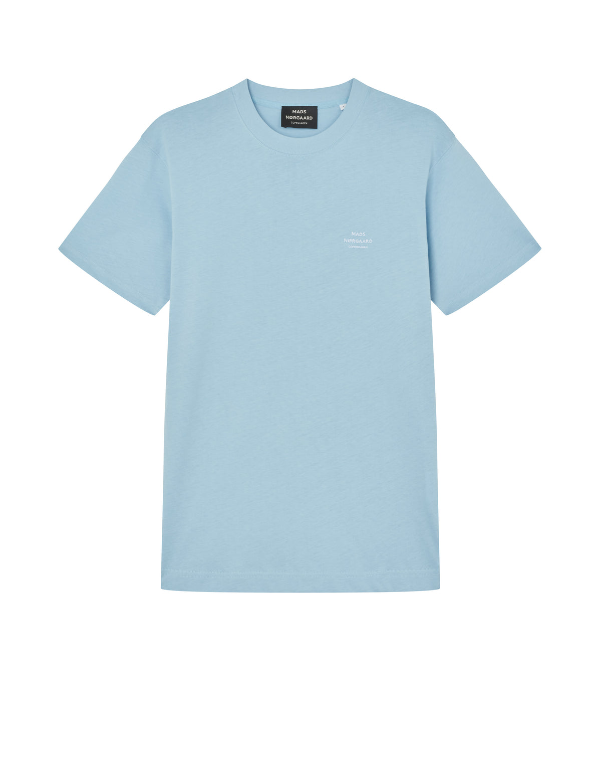 Cotton Jersey Frode Logo Tee FAV, Powder Blue