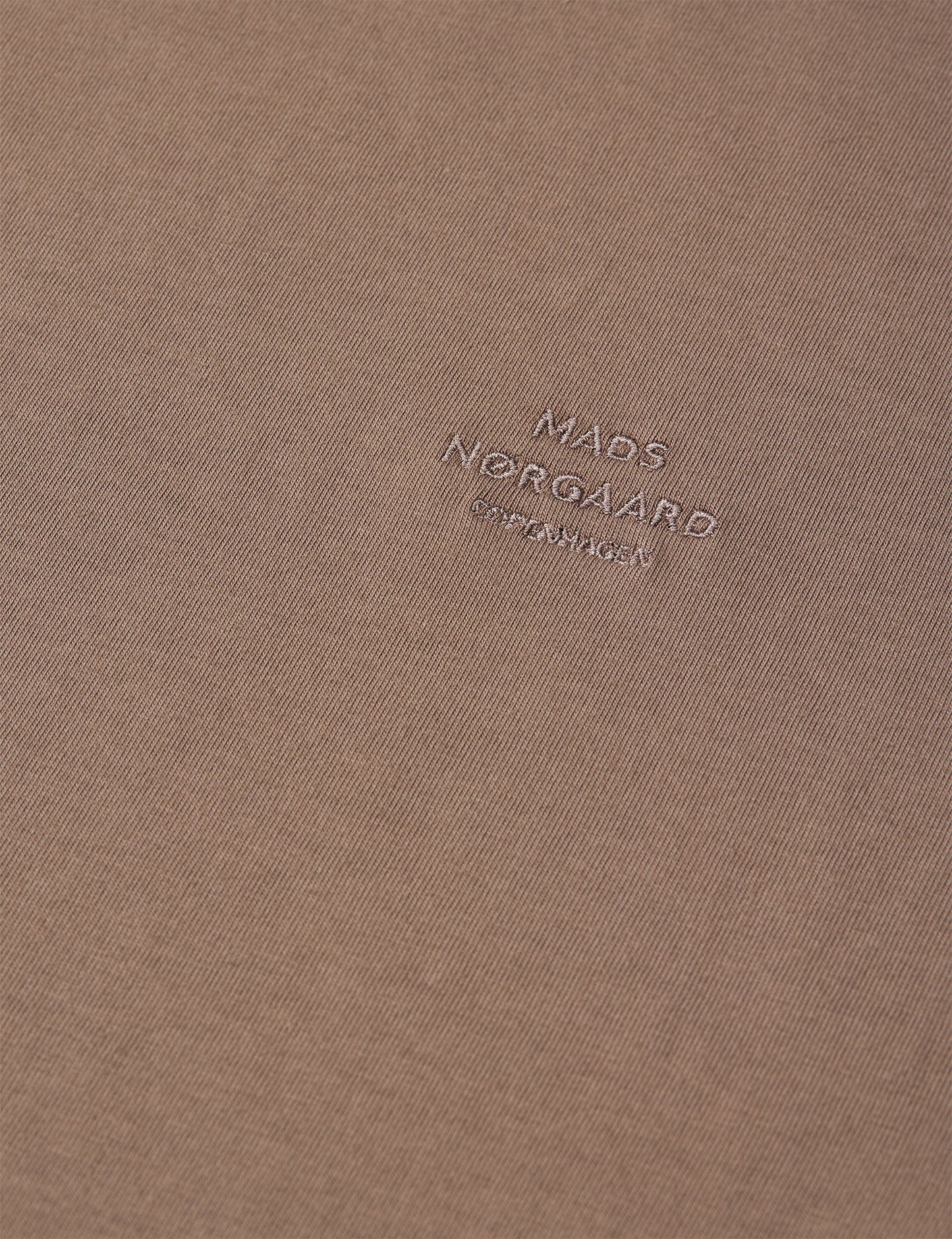 Cotton Jersey Frode Logo Tee FAV, Walnut