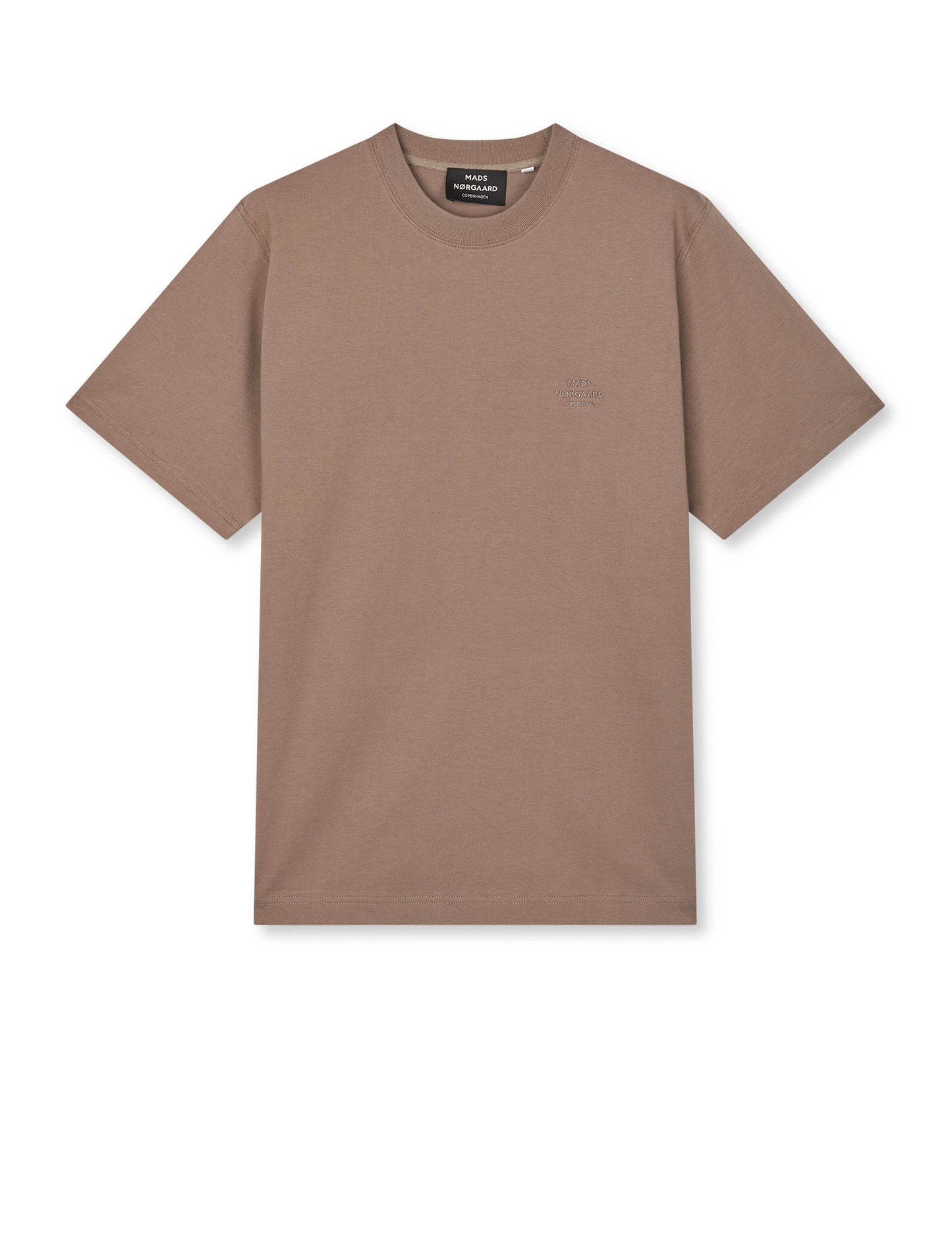 Cotton Jersey Frode Logo Tee FAV, Walnut