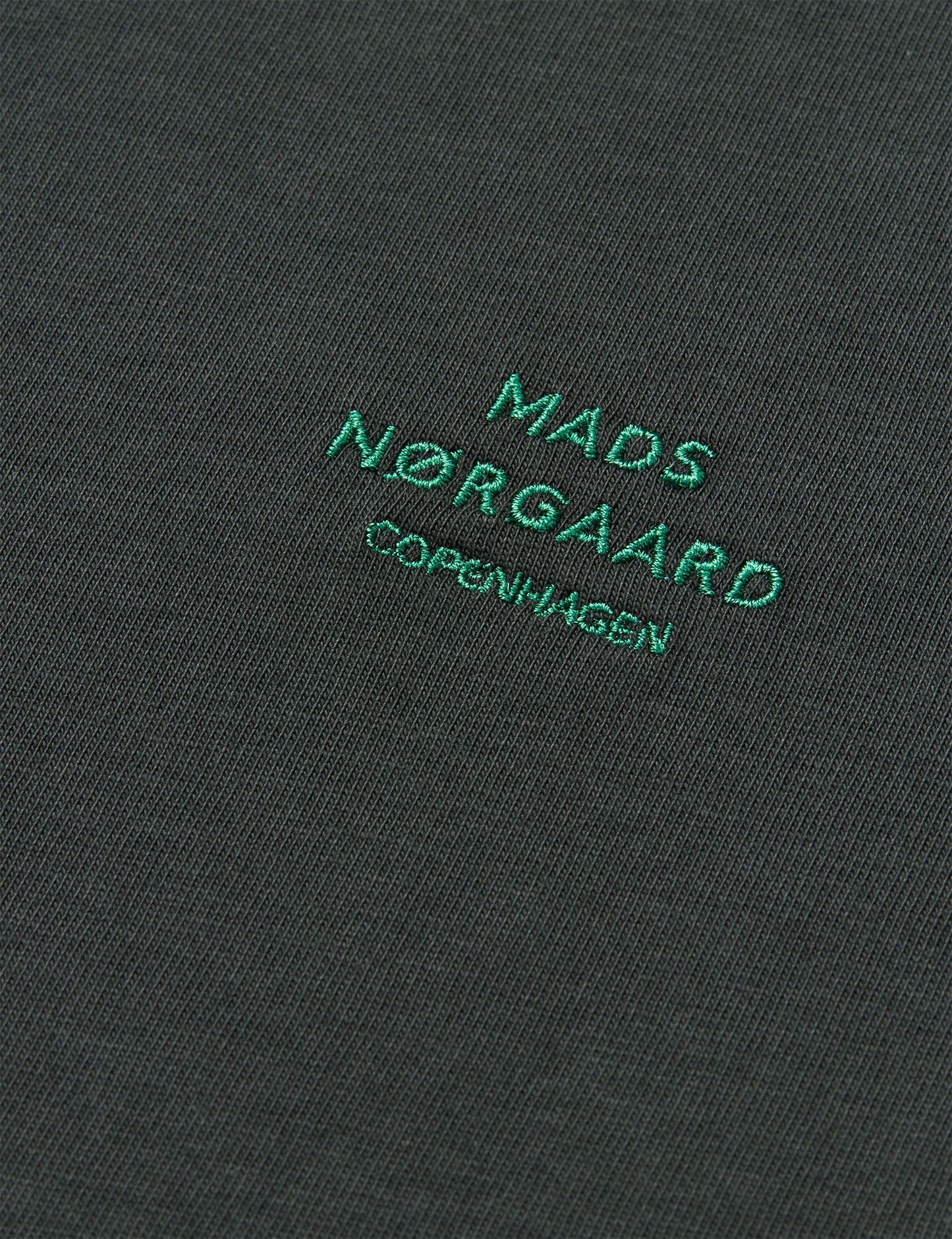 Cotton Jersey Frode Logo Tee FAV, Woodland Gray