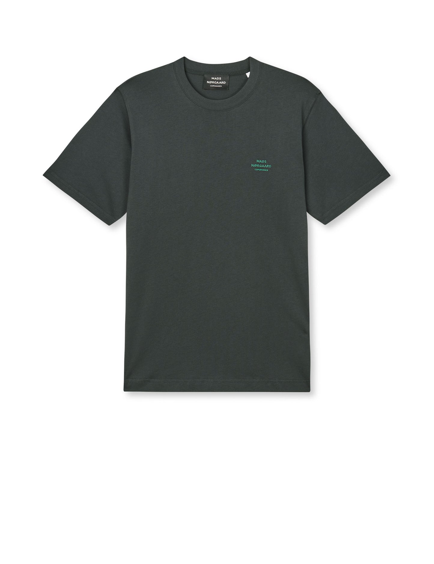 Cotton Jersey Frode Logo Tee FAV, Woodland Gray