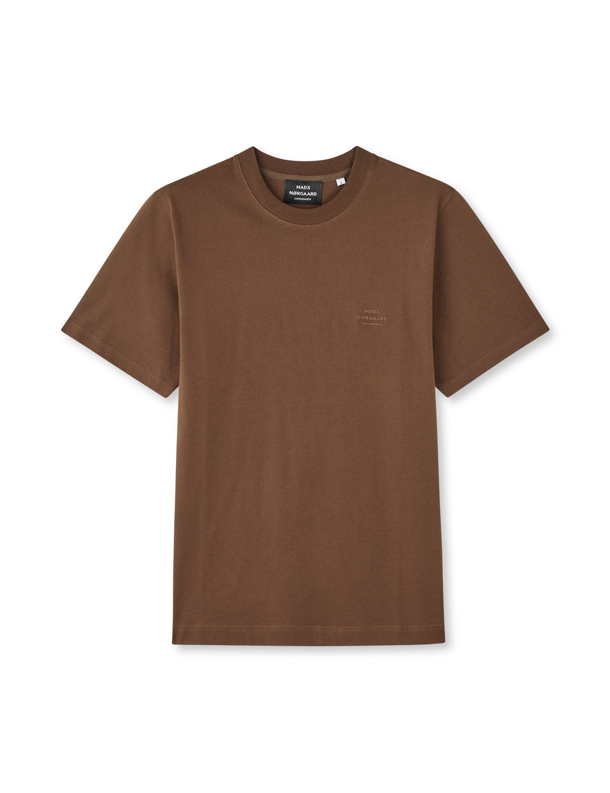 Cotton Jersey Frode Logo Tee FAV, Cocoa