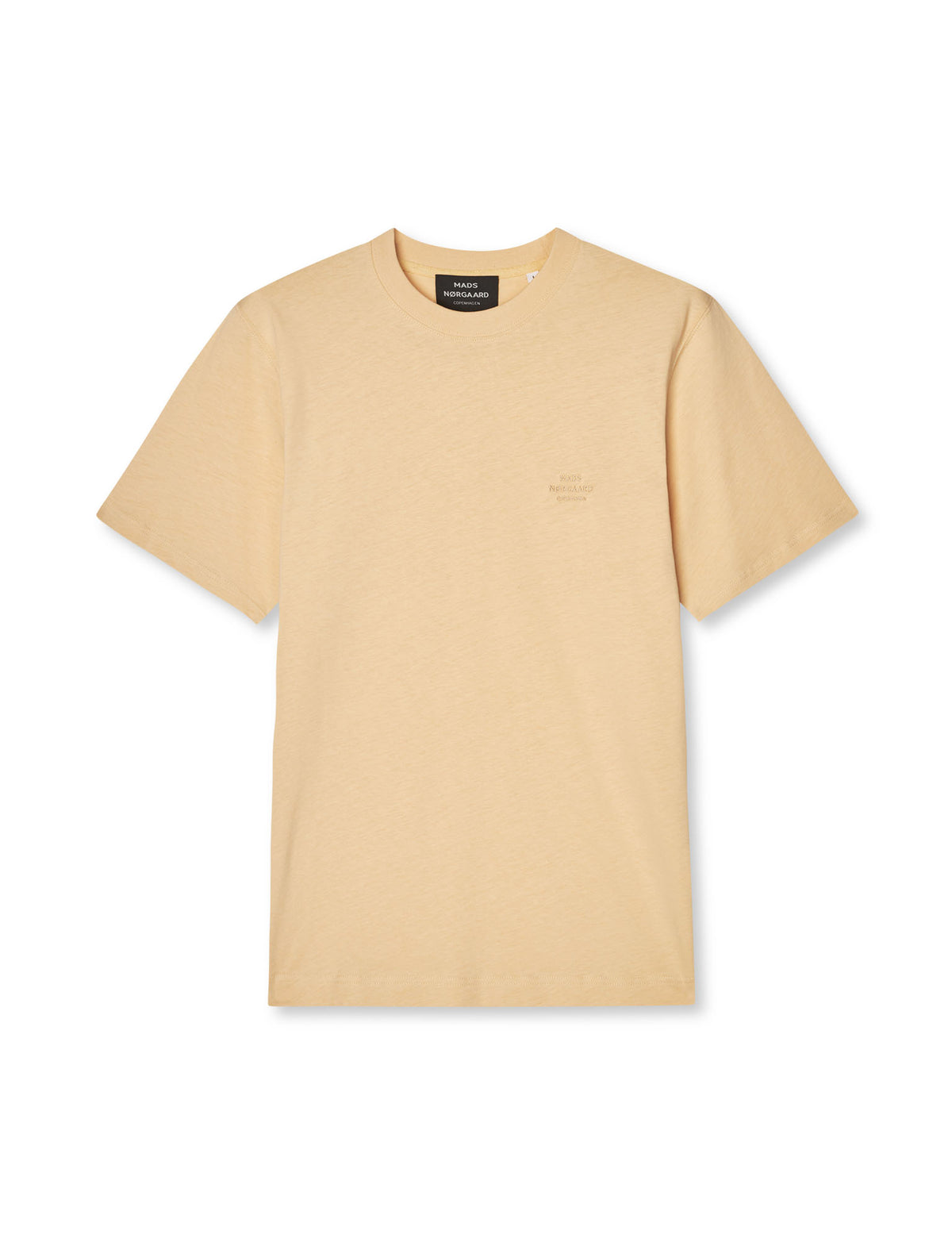 Cotton Jersey Frode Logo Tee FAV, Wheat