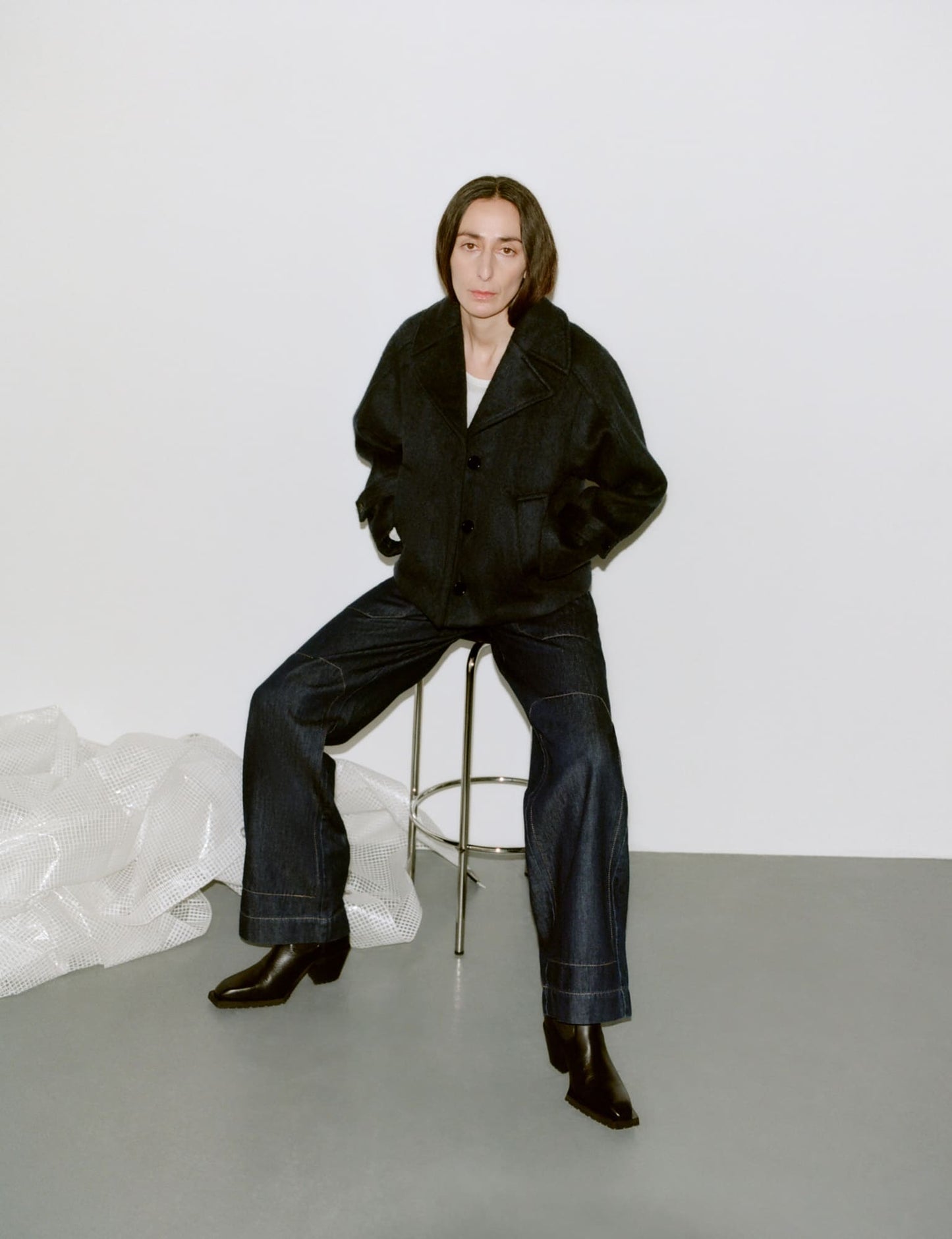 Cosy Denim Bonnie Pants, Dark Indigo