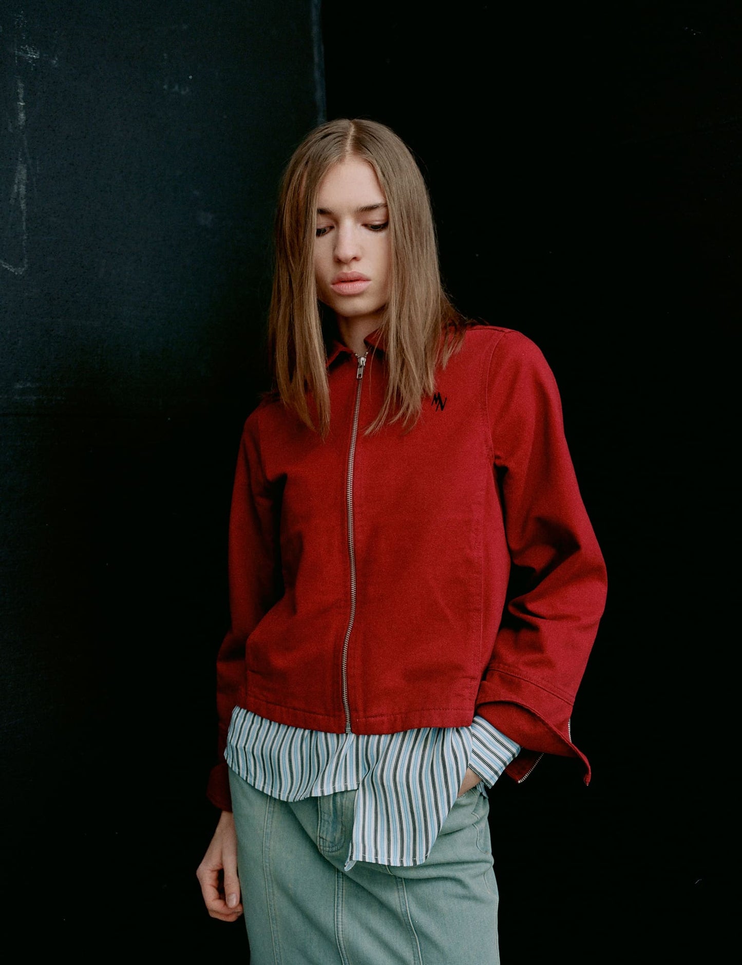 Cosy Denim Solan Skirt, Vintage Blue