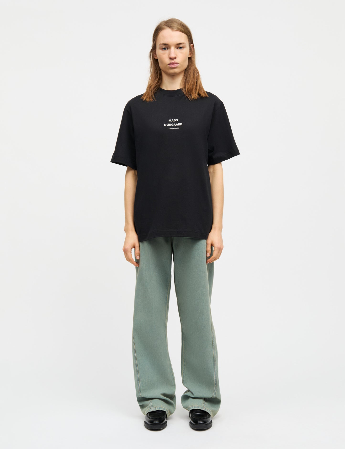 Cotton Jersey Dassel Tee, Black