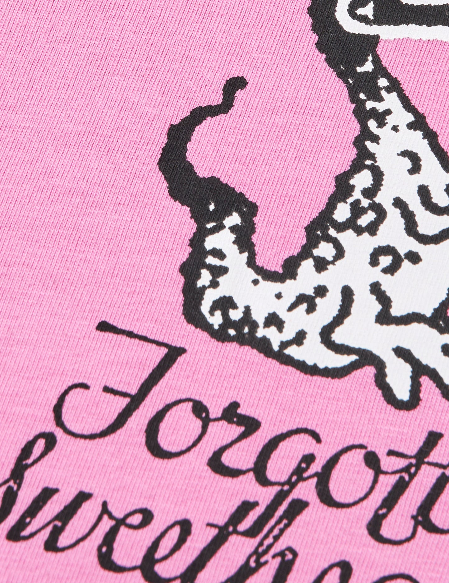 Cotton Jersey Dassel Tee, Fuchsia Pink