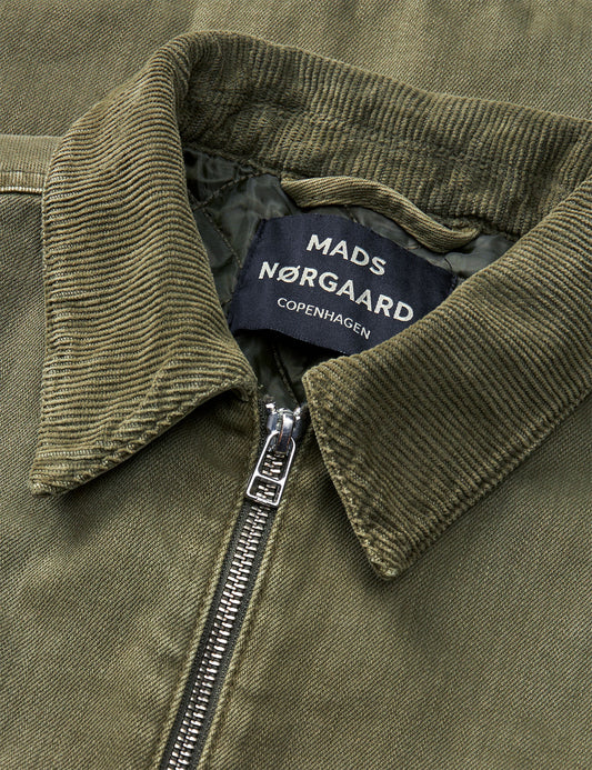 Soil Denim Norton Padded Jacket, Four Leaf Clover