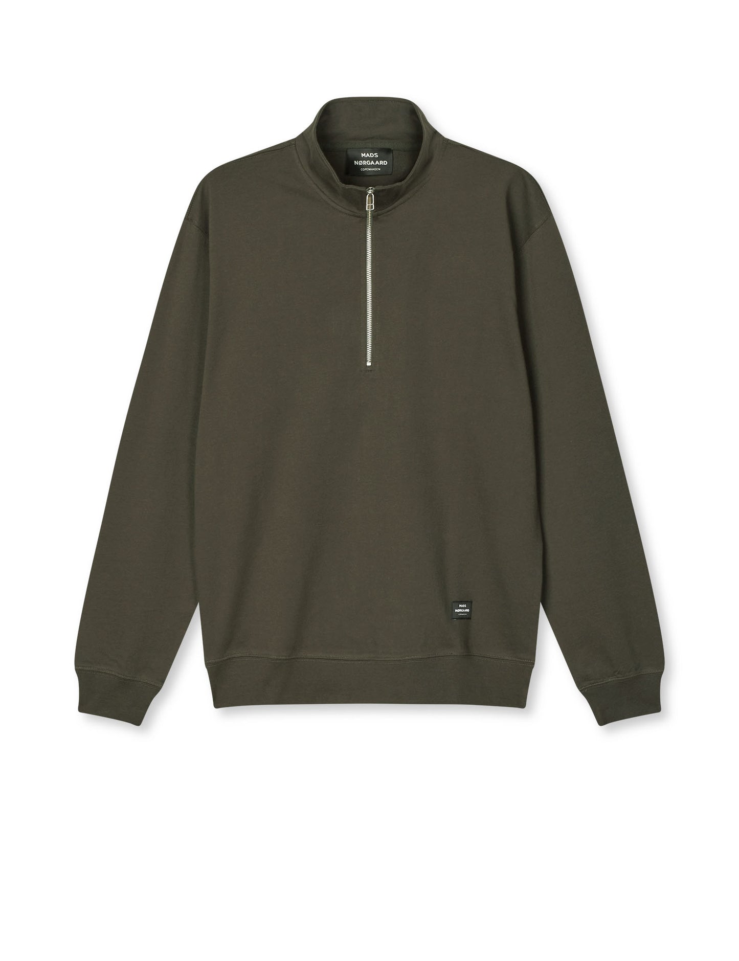 Light Terry Half Zip Sweat INS, Beluga