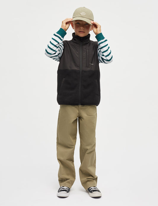 Soft Fleece Takito Vest, Jet Black