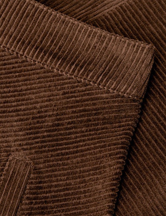 Pretty Cord Stelly Skirt, Demitasse