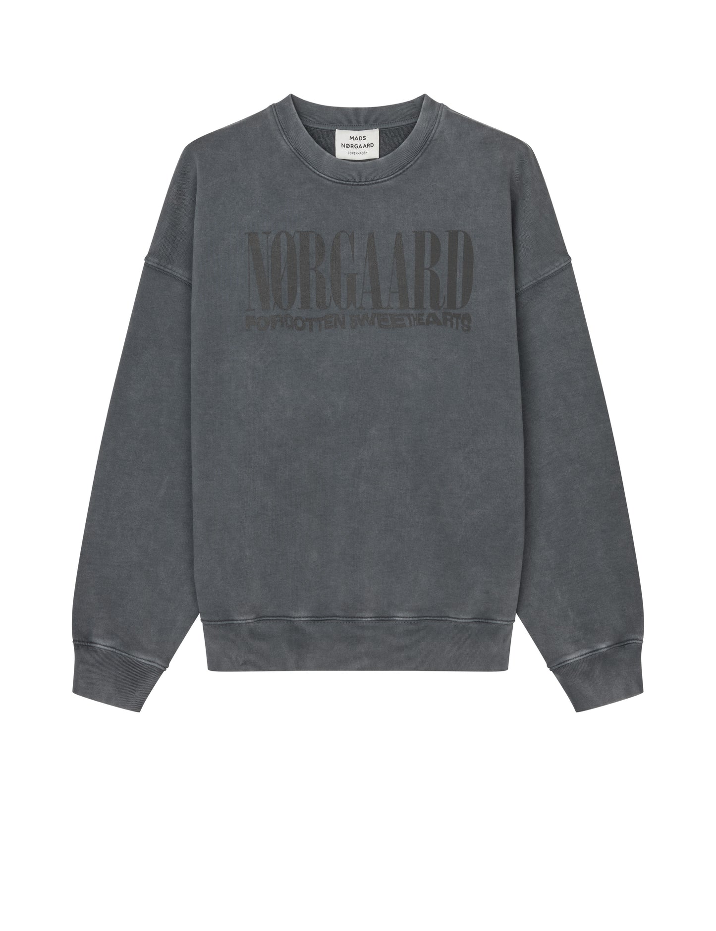 Compact Cotton Atli Sweatshirt, Washed Black