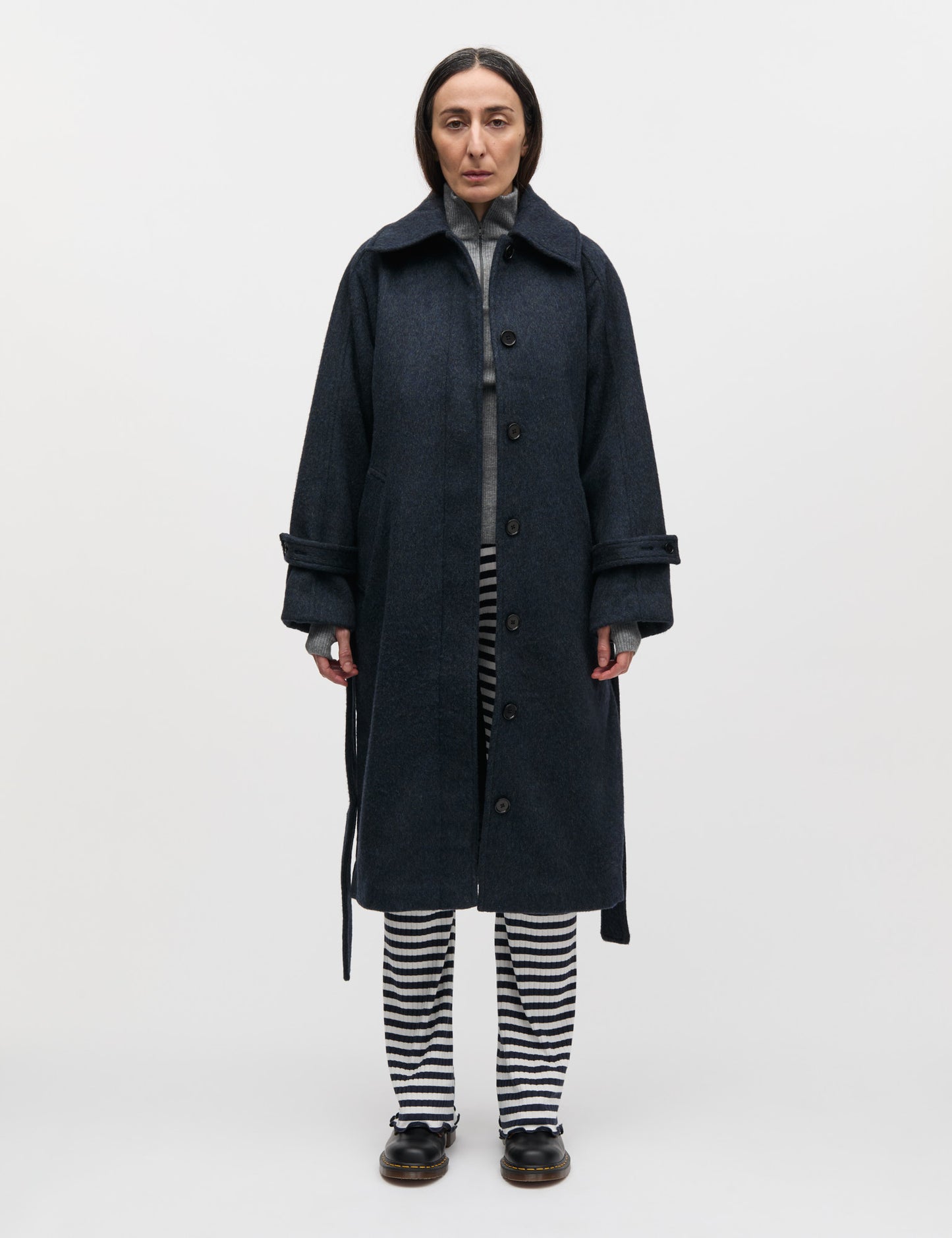 Hairy Wool Megan Coat, Parisian Night