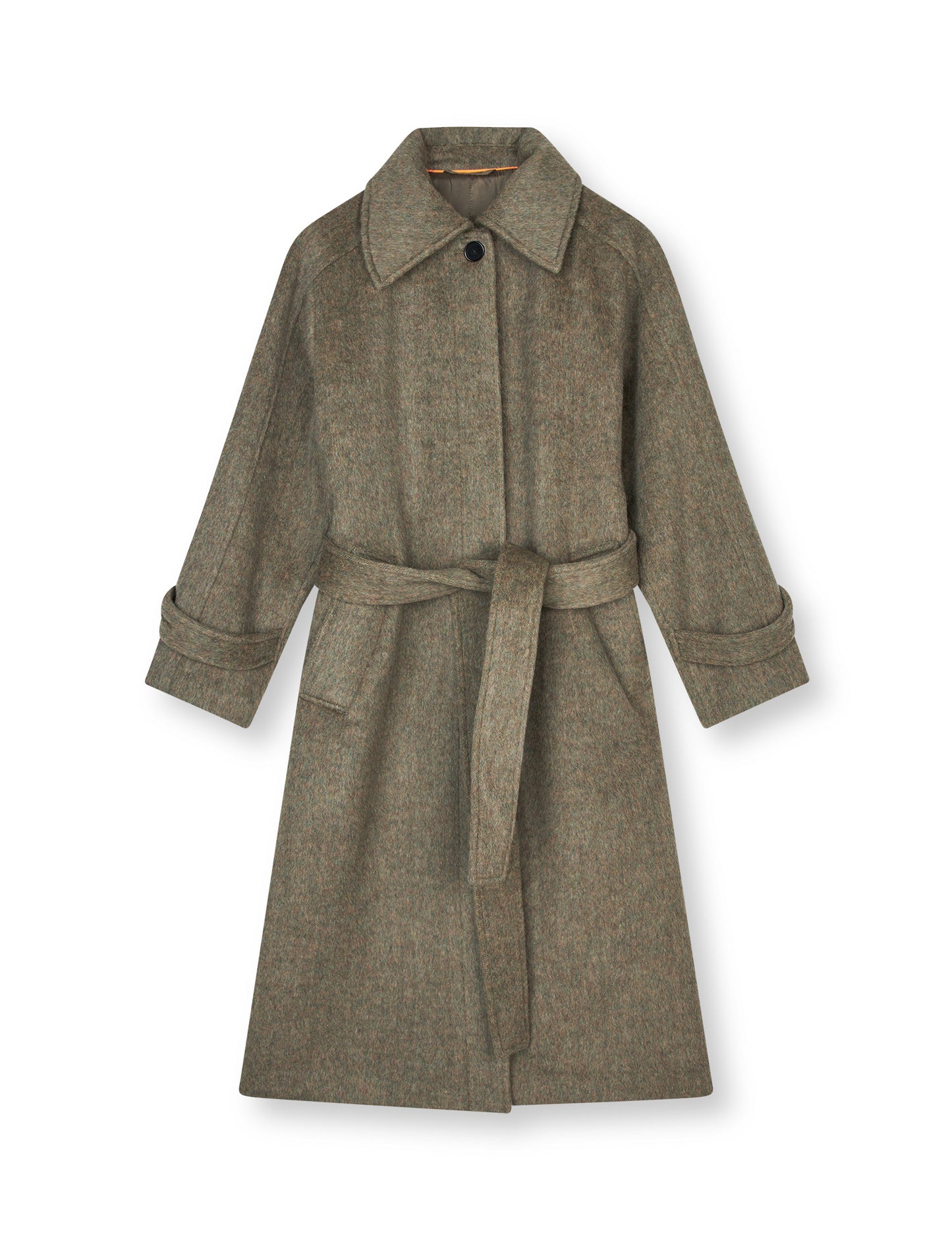 Hairy Wool Megan Coat, Four Leaf Clover