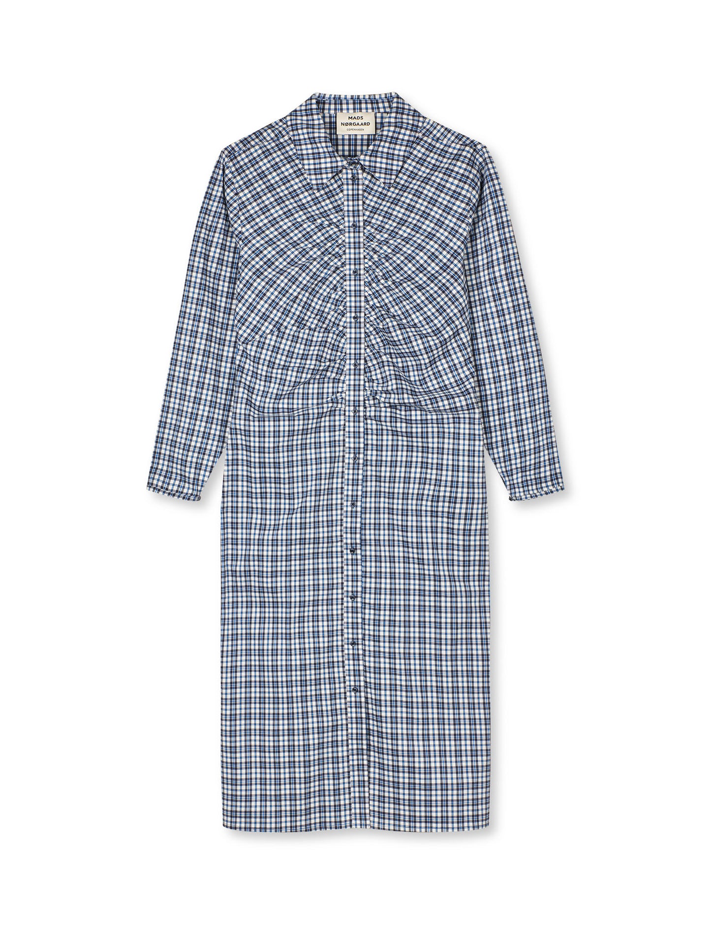 Poplinda Iris Dress, Parisian Night Check