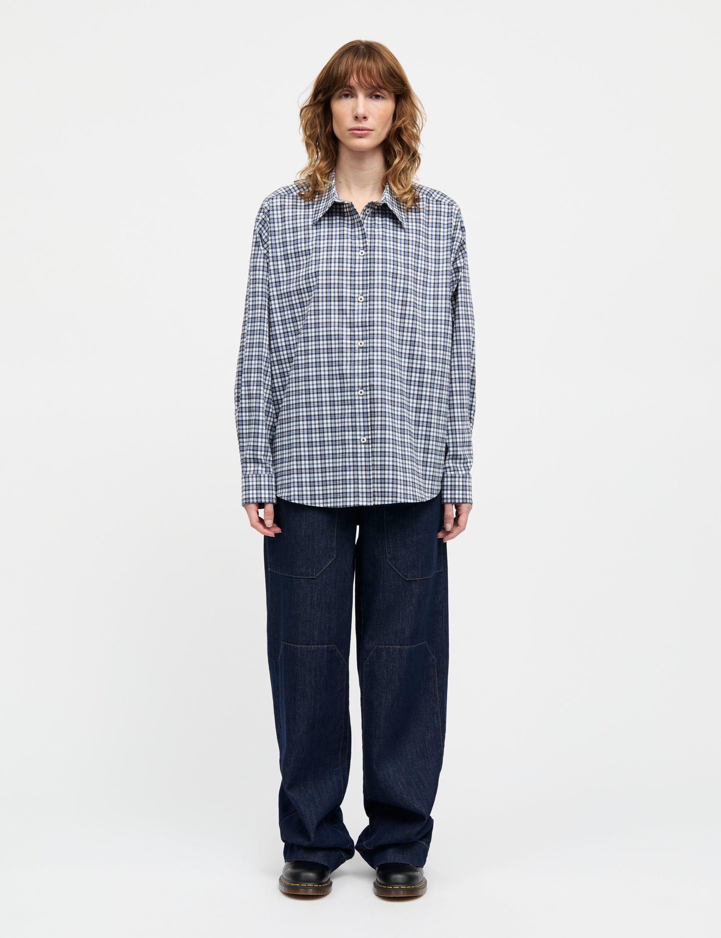 Poplinda Crelly Shirt, Parisian Night Check