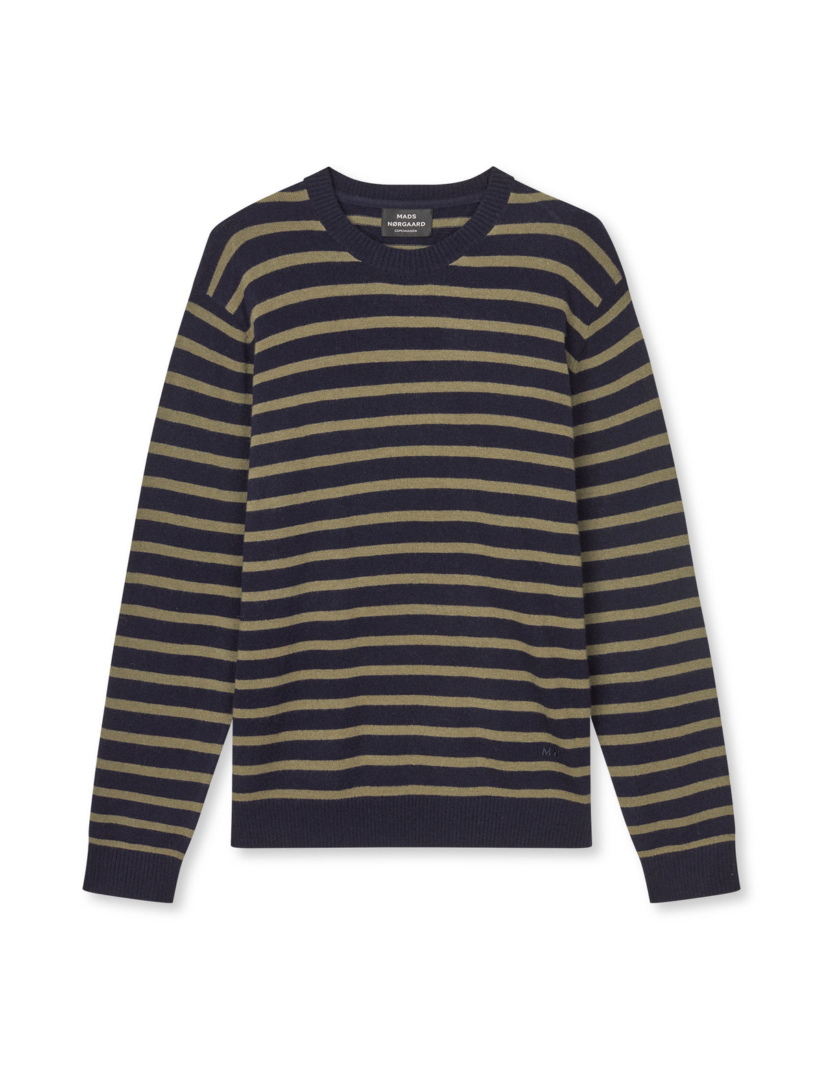 Super Wool Karsten Stripe Knit, Sky Captain/Overland Trek