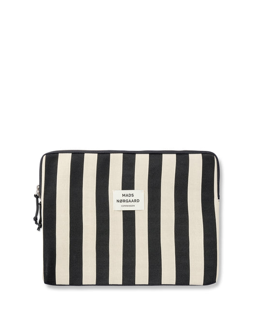 Knit Stripe Computer Sleeve Large, Black