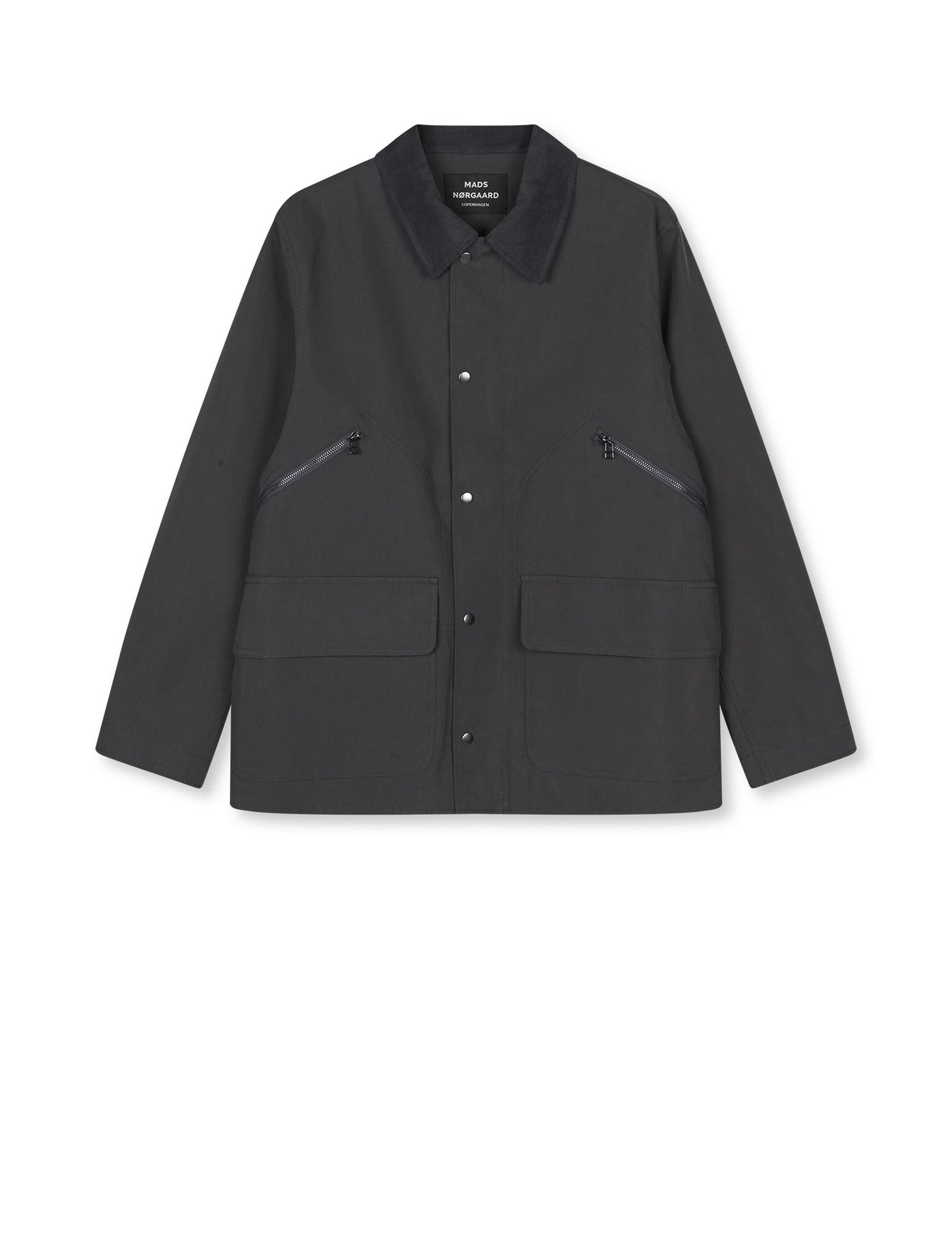 Repellent Weave Wilson Zip Jacket, Asphalt