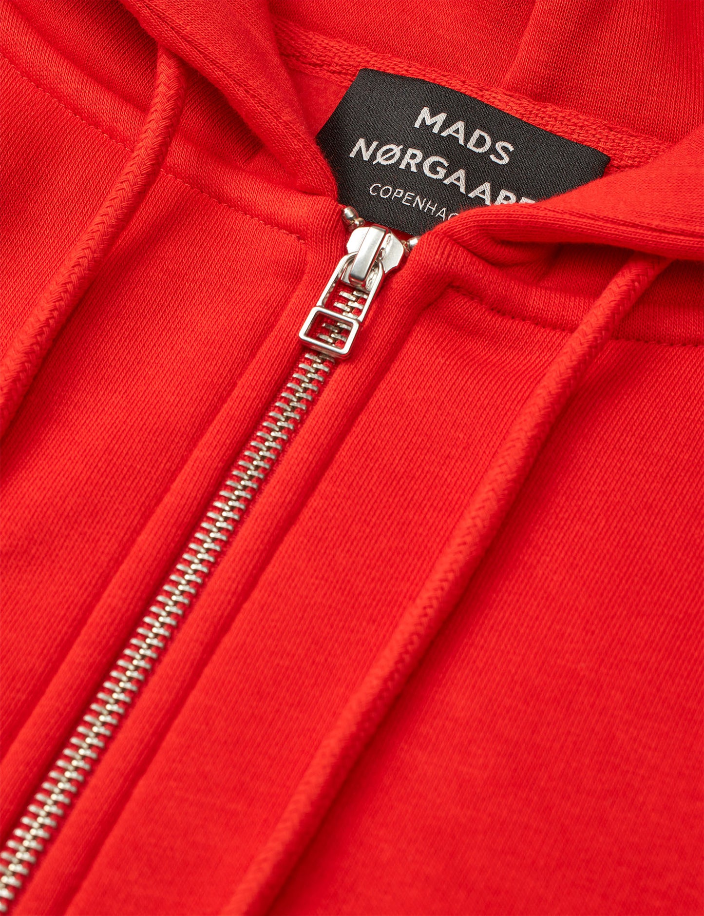 Standard Luka Hoodie Zip Sweat, Fiery Red