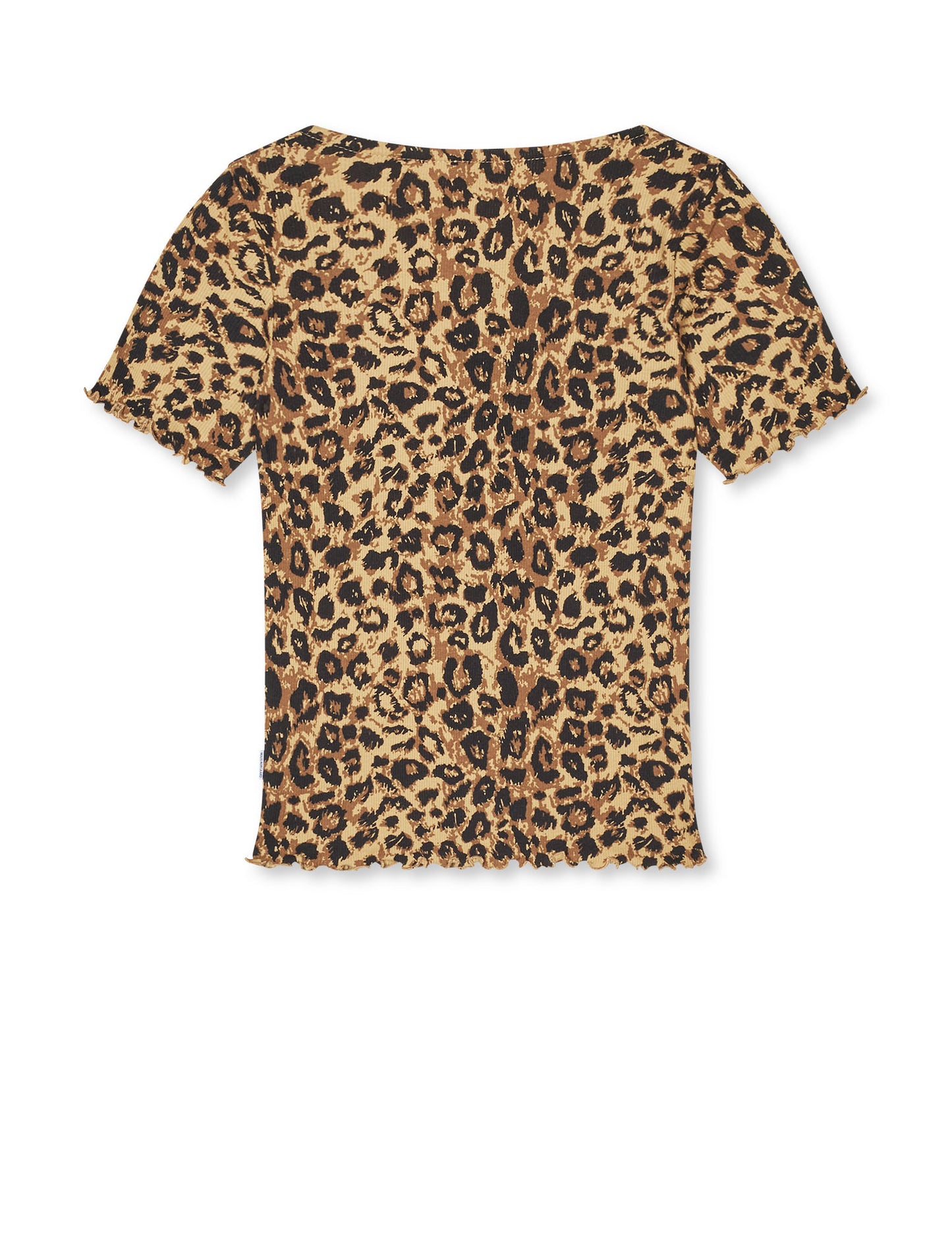 2x2 Cotton AOP  Tiki Tee, Leopard AOP/Black