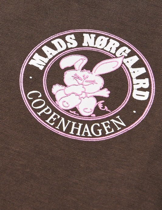 Stretch Jersey Tiva Tee, Demitasse/Vanilla Ice