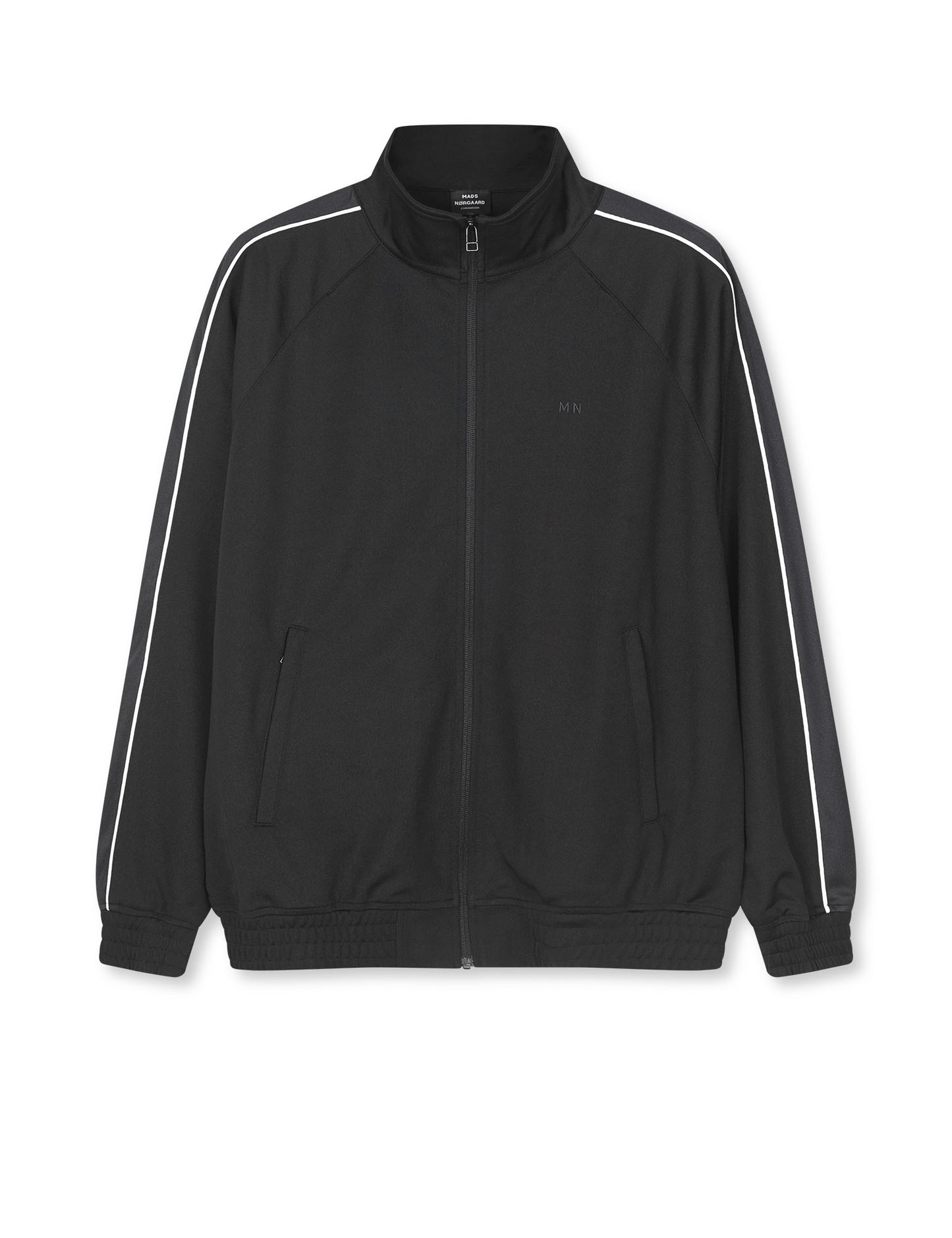Pique Sport Track Top, Black