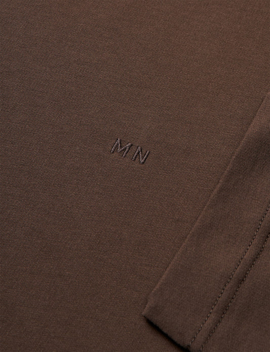 Light Terry Aksel Sweat, Demitasse