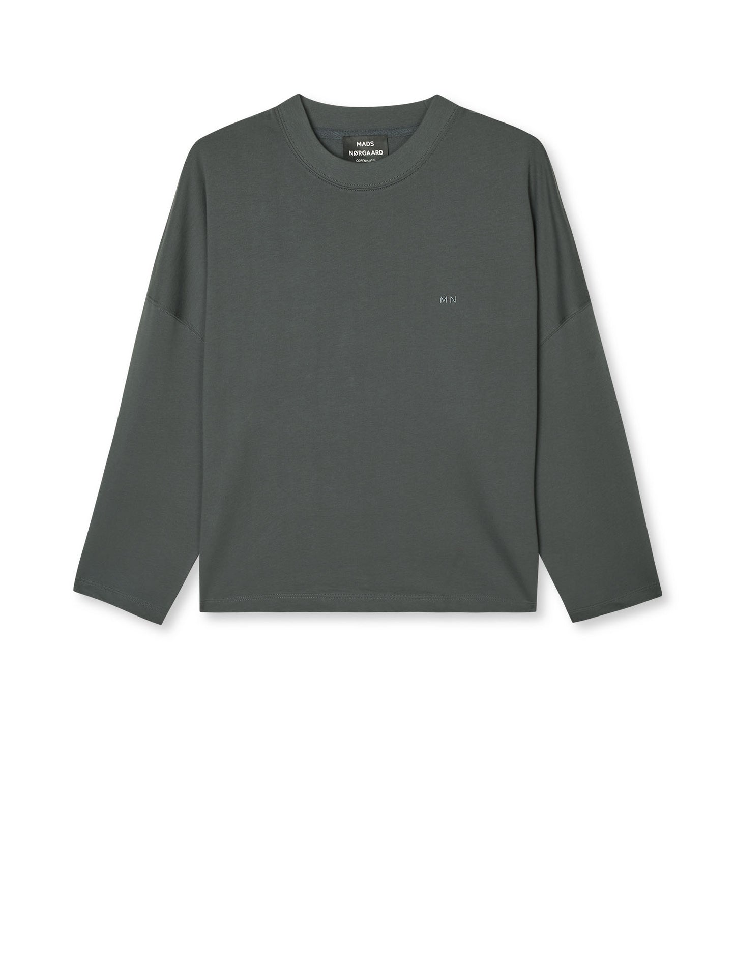 Light Terry Aksel Sweat, Asphalt