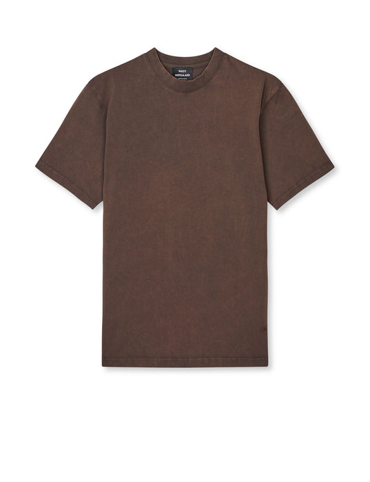 Combed Jersey Dye Thorbjørn Tee, Demitasse