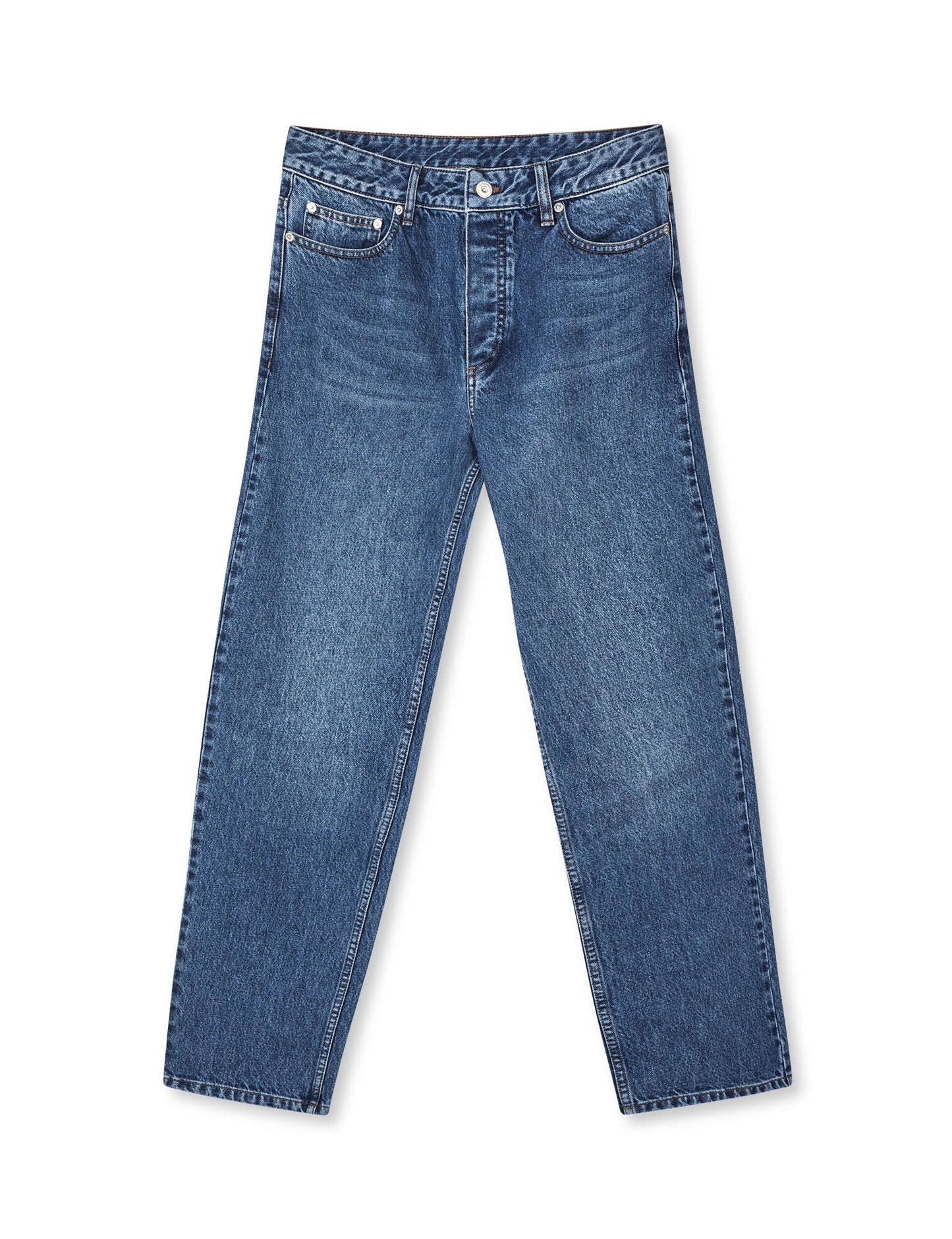 Arizona Denim Coen Jeans, Mid Blue Stone Wash