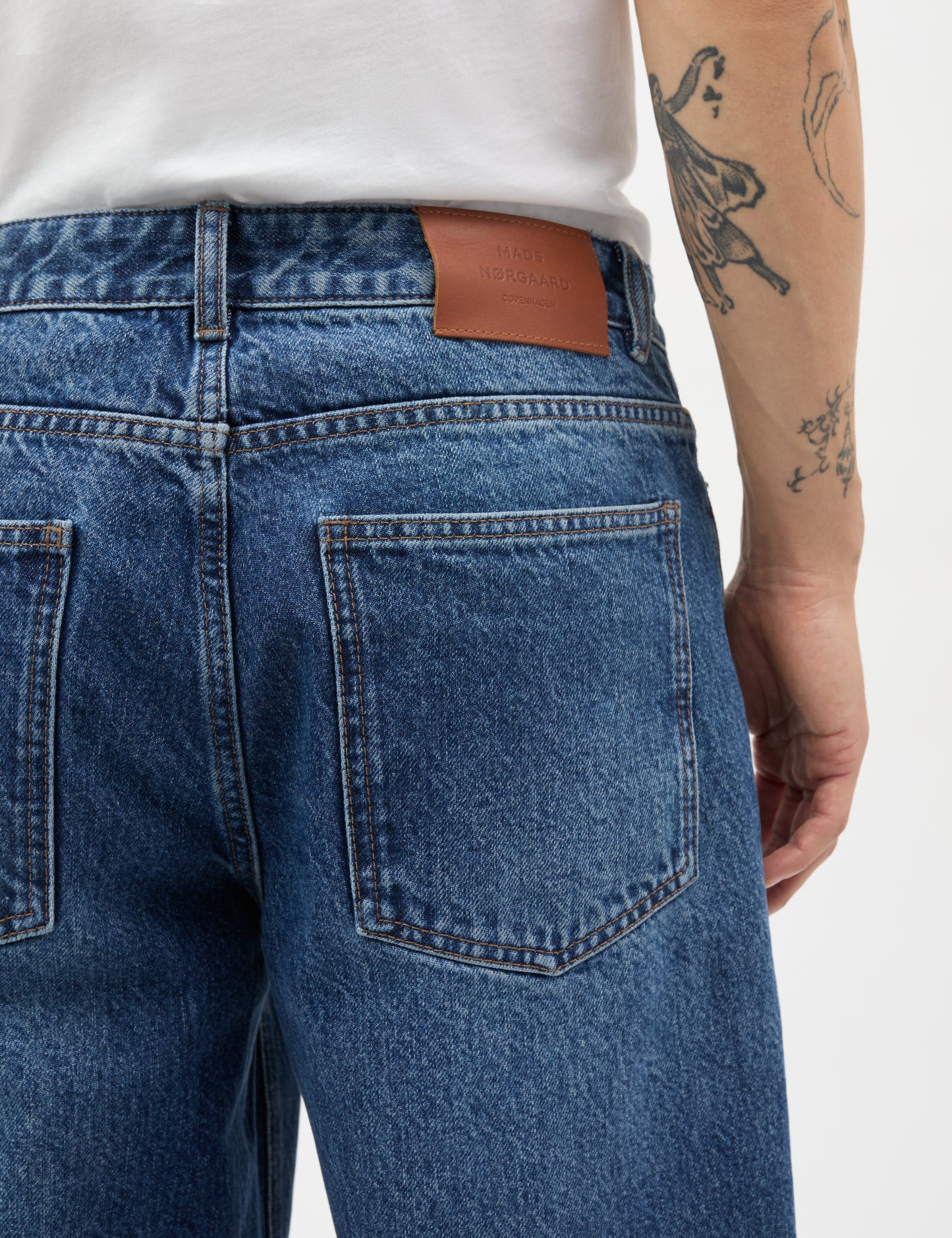 Arizona Denim Coen Jeans, Mid Blue Stone Wash