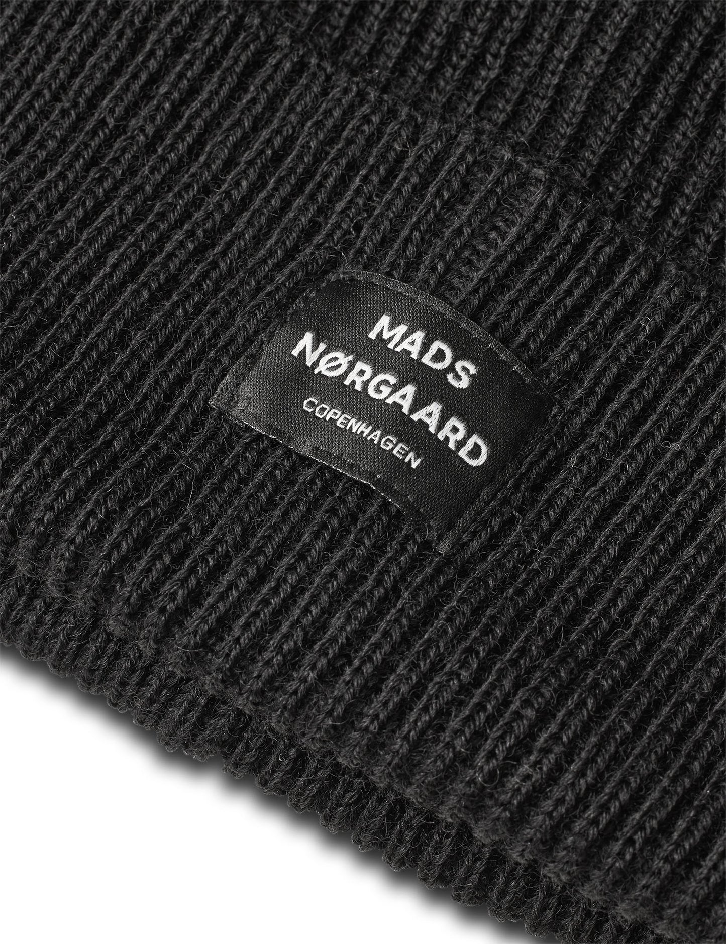 Wool Ask Beanie, Black