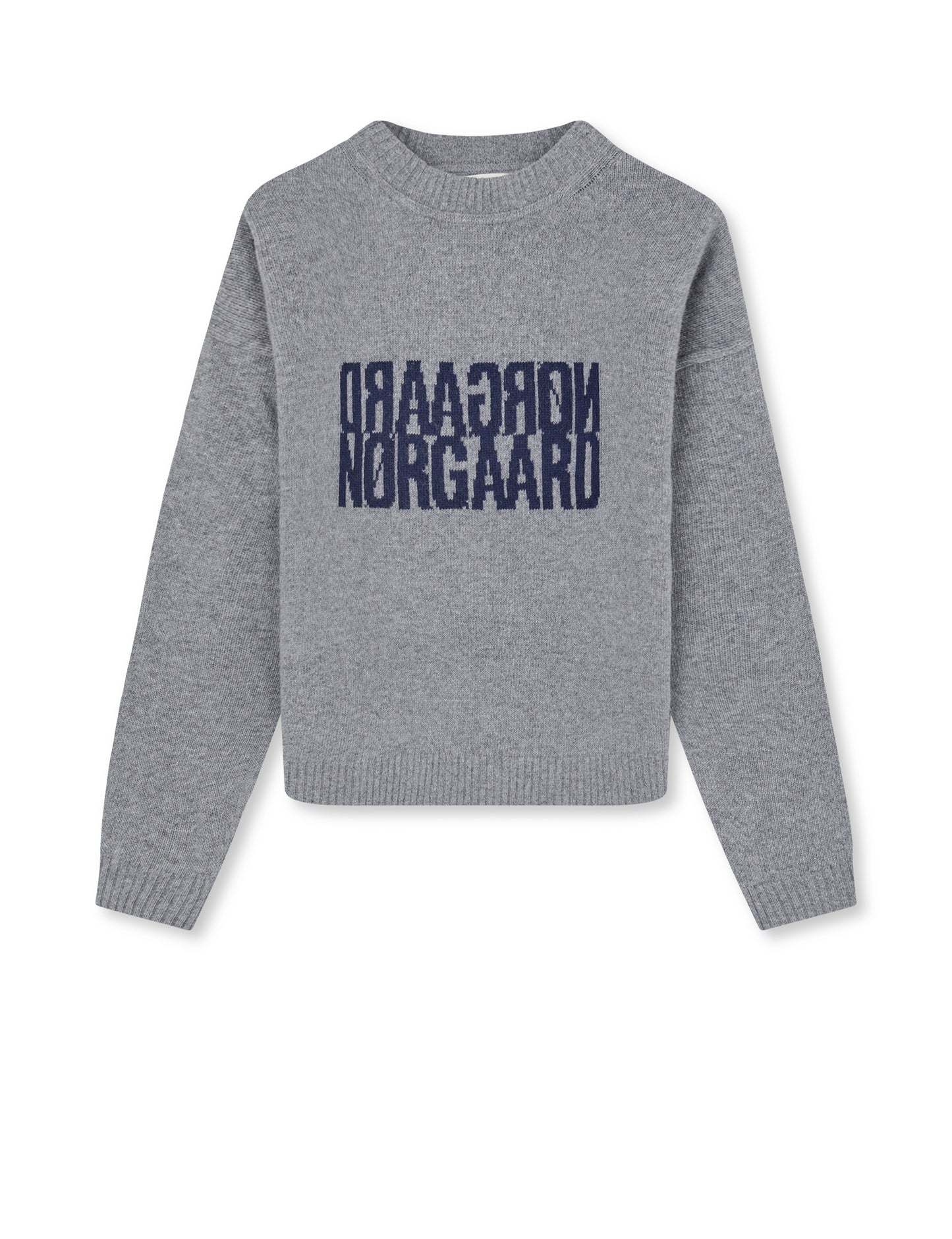 Yota Knit Tilona Sweater, Mid Grey Melange/Parisian Nigh