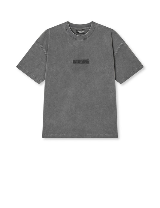 Open-End Dye Big Tee, Black