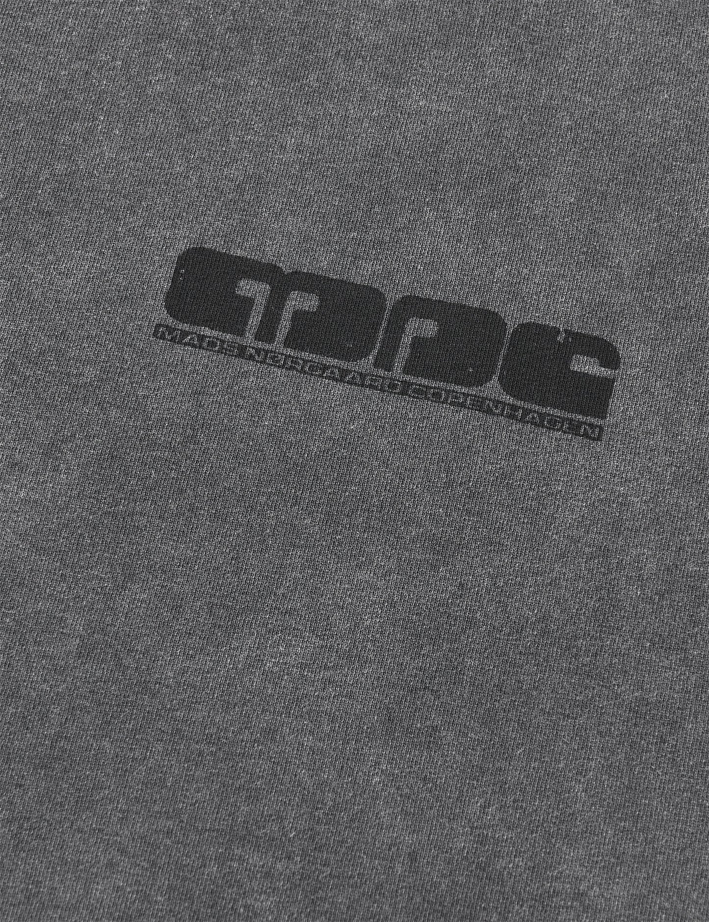 Open-End Dye Big Tee, Black