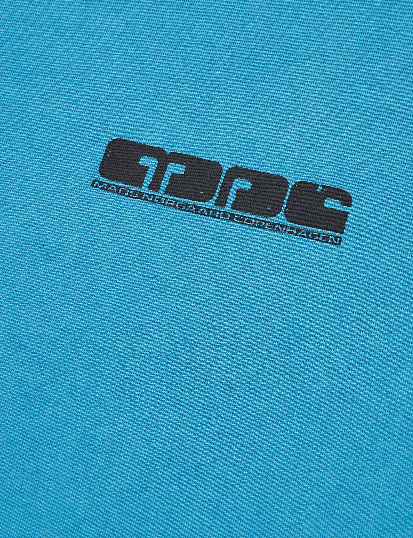 Open-End Dye Big Tee, Malibu Blue