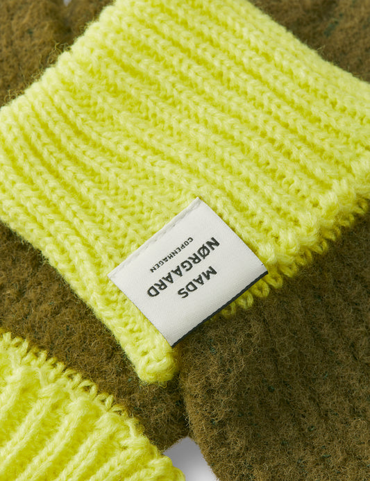 Blocky Knit Glove, Kalamata