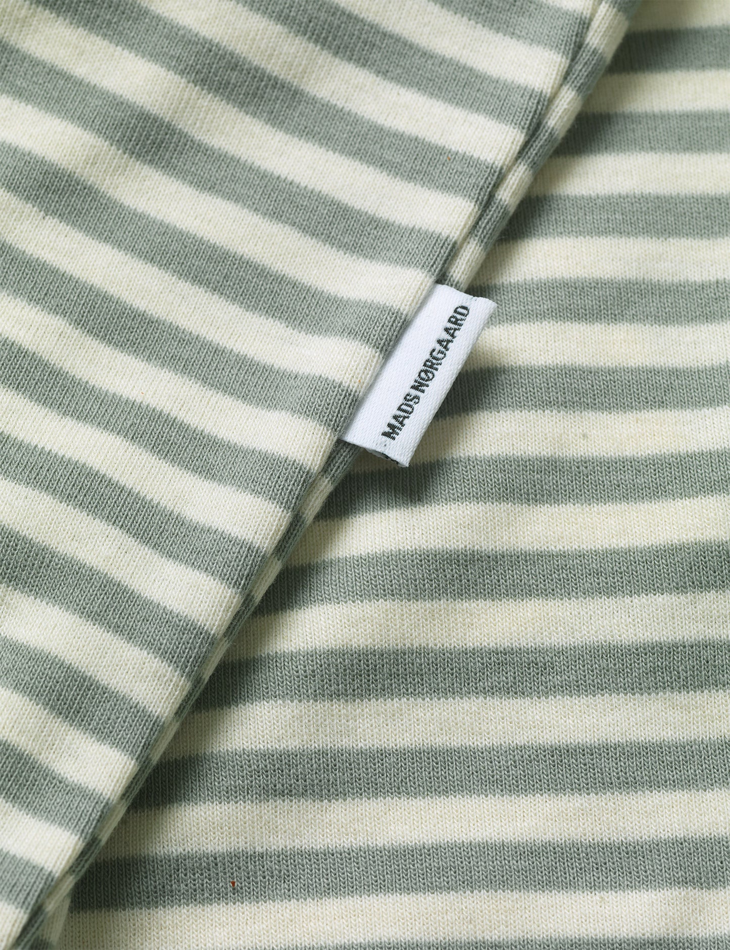 Soft Duo Striped Pumini Leggins, Slate Gray/Vanilla Ice