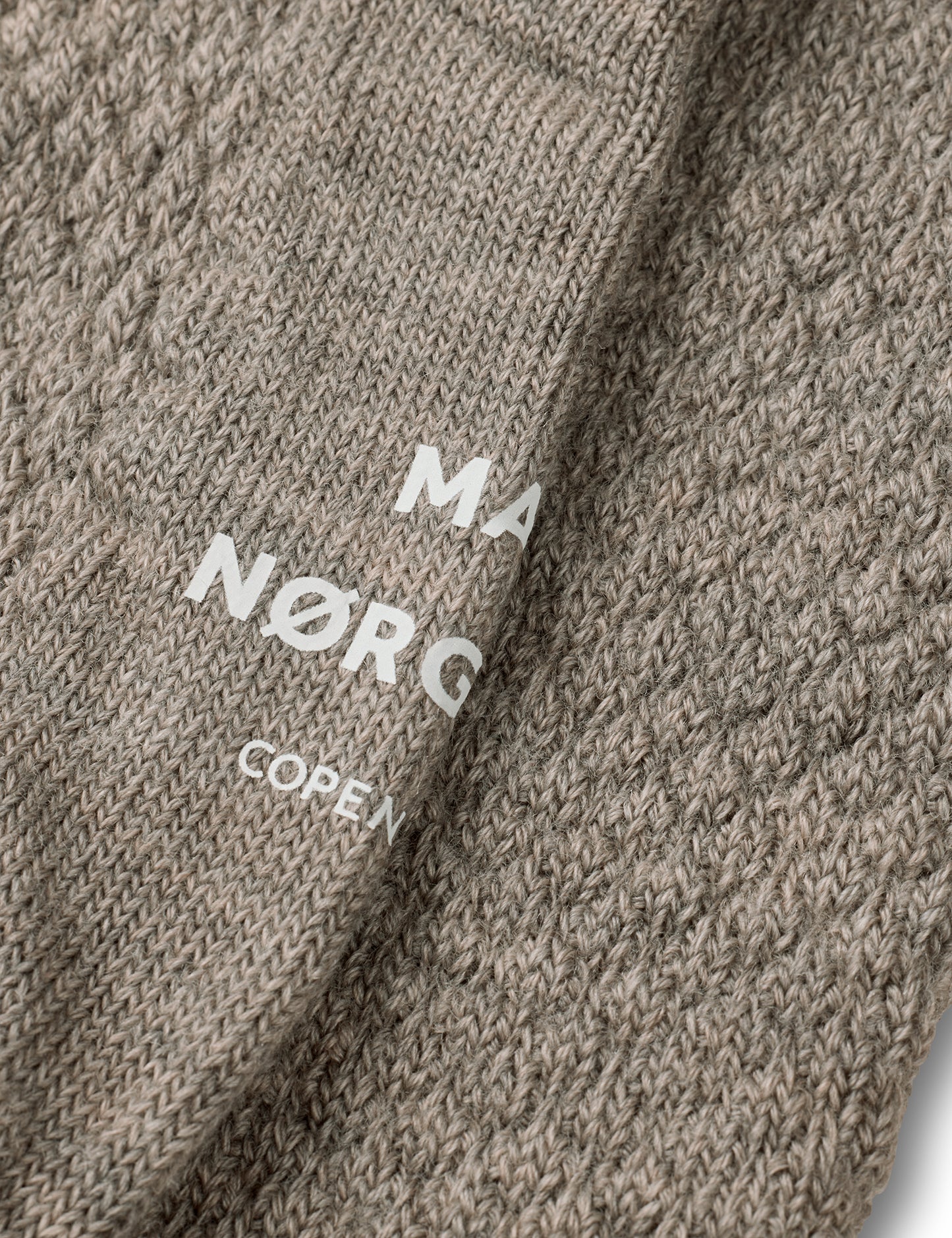 Woolen Bubble Socks, Silver Birch Melange