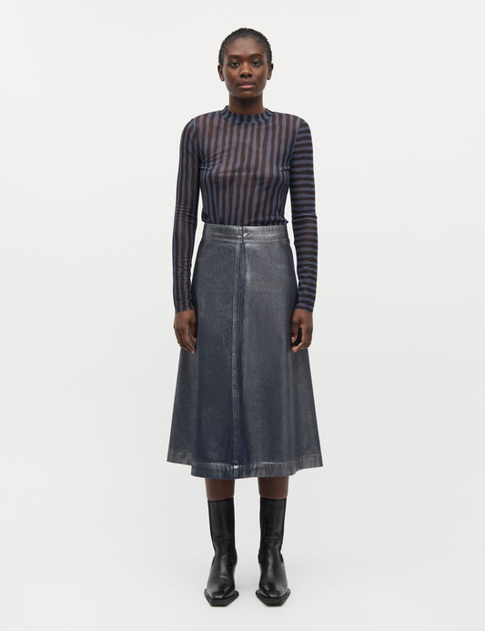 My Mesh Mia Top AOP, Parisian Night/Black