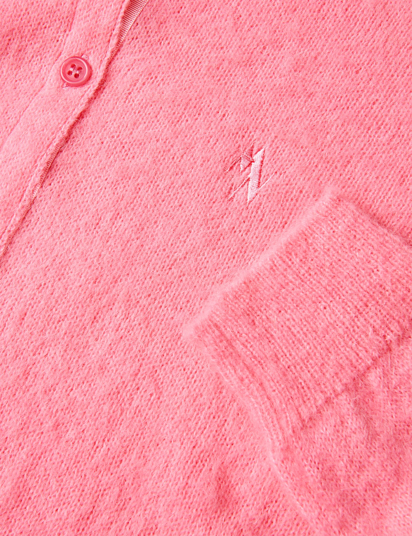 Garzati Peach Cardigan, Carmine Rose