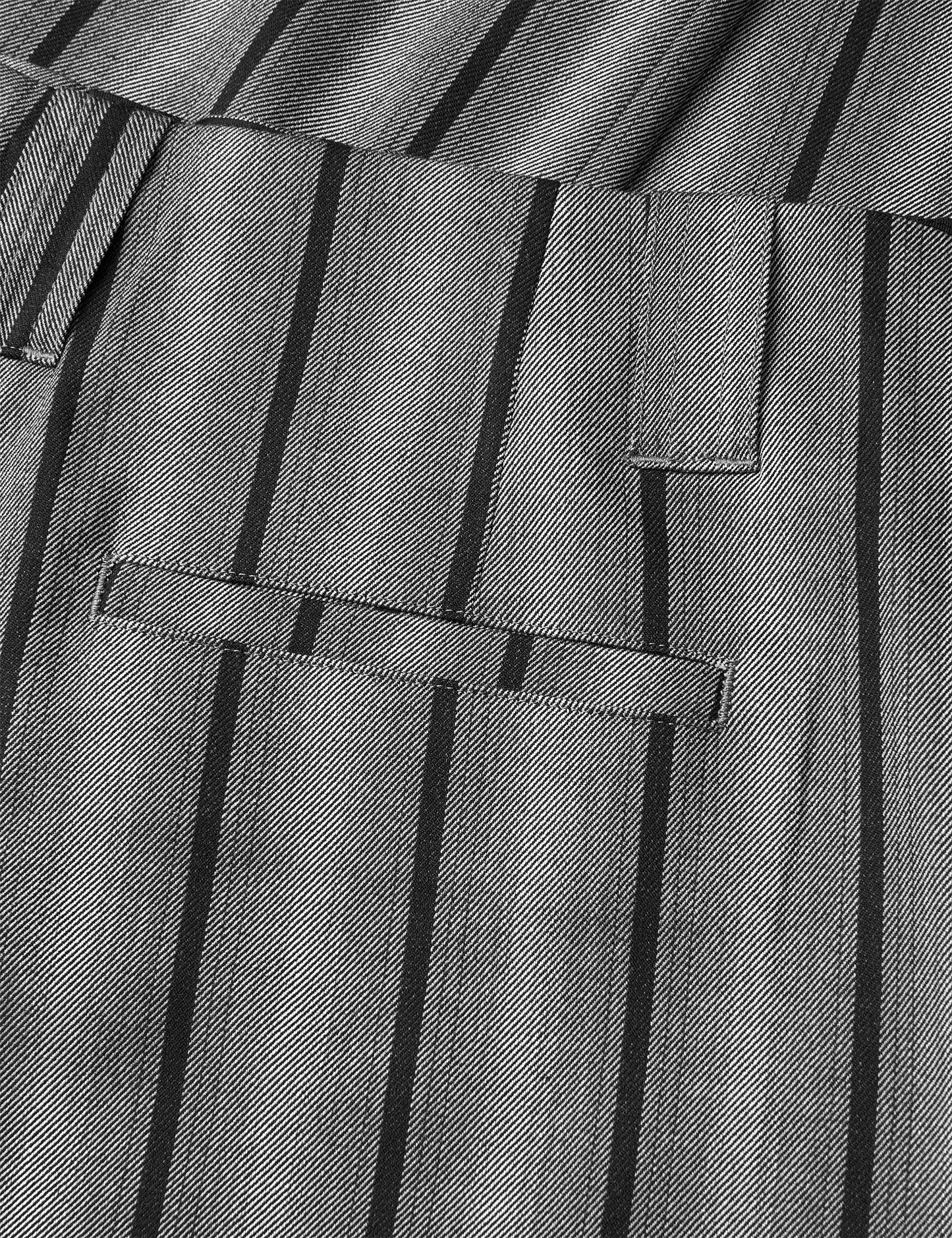 Saul Carla Pants, Pinstripe/Asphalt