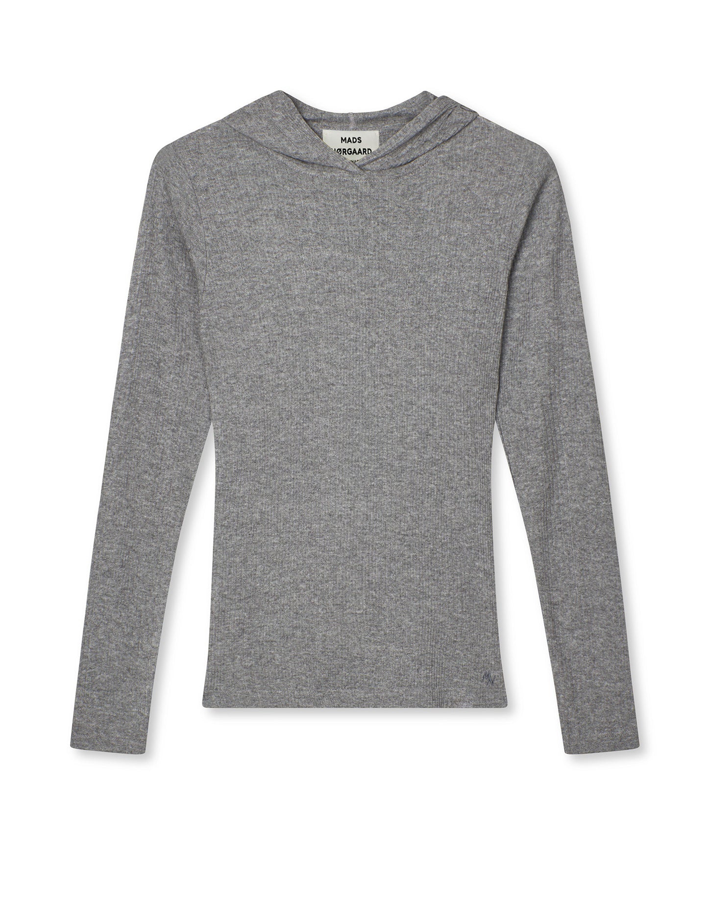 Point Wool Tilla Hood, Grey Melange
