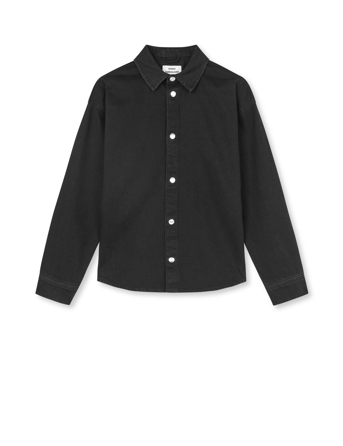 Dyed Denim Gisla Shirt, Black