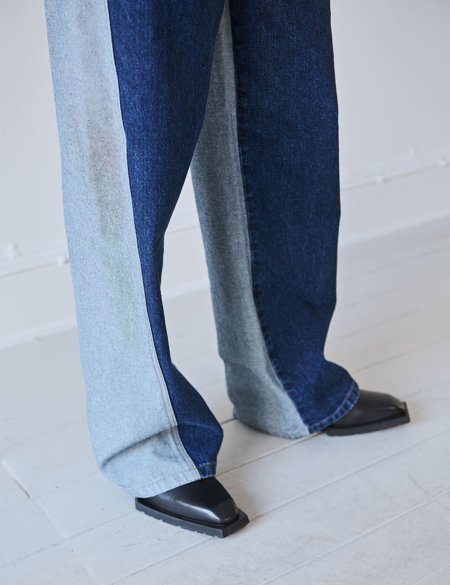 Luke Denim Christel Jeans Block, Mid Blue Denim