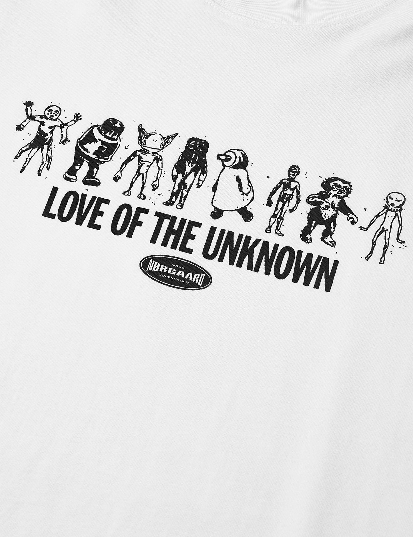 Cotton Jersey Unknown Frode Tee, White