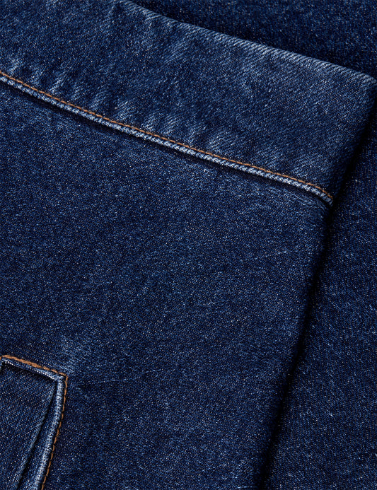 Luke Denim Stelly Skirt, Mid Blue Denim