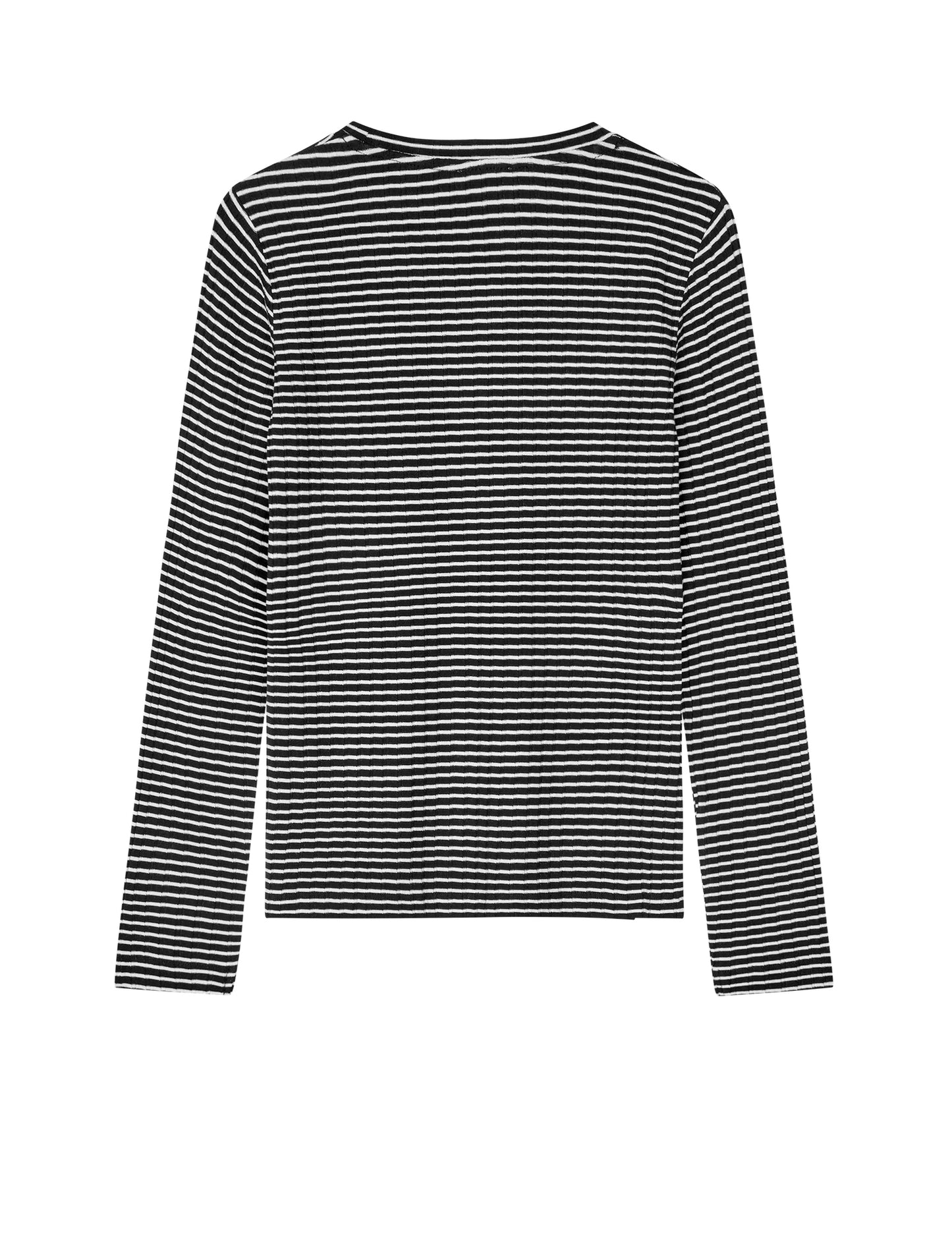 5x5 Stripe Talika Top, Black/Vanilla Ice