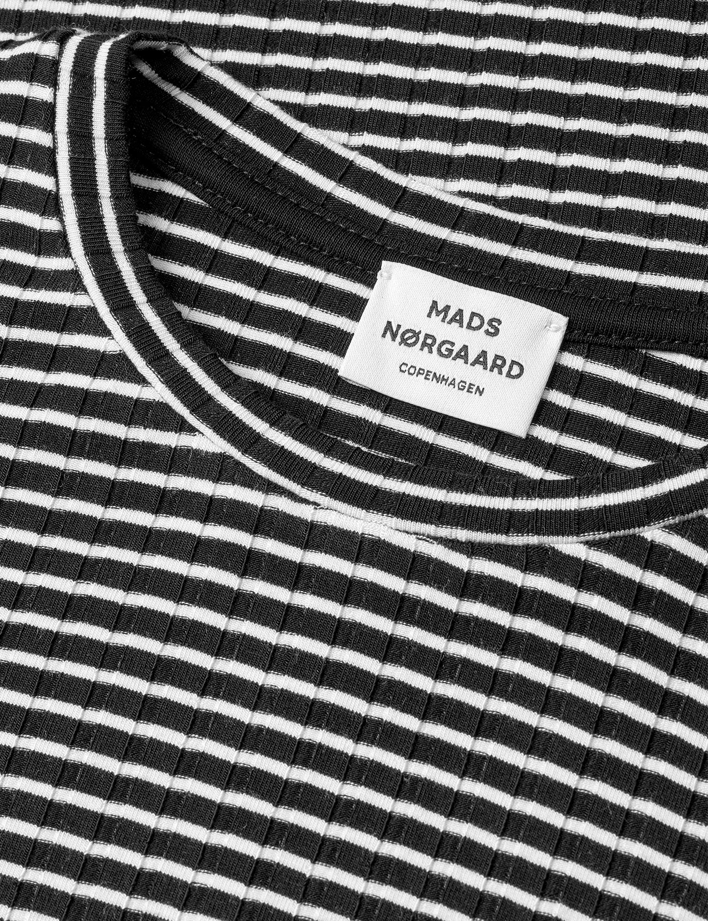 5x5 Stripe Talika Top, Black/Vanilla Ice